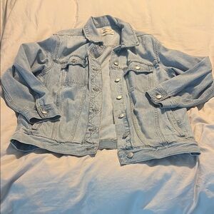 Madewell Blue Jean Jacket Oversized Trucker Style